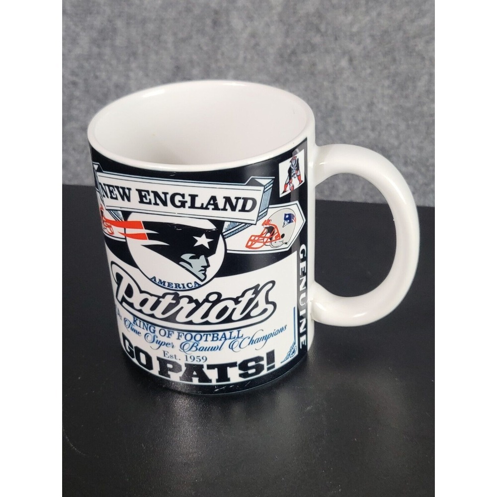 New England Patriots King Of Football‎ Coffee Mug 13oz Beer NFL Sports Casual